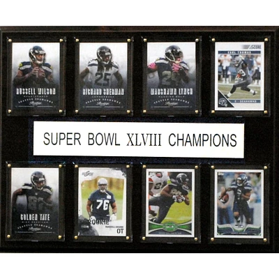 Seattle Seahawks Super Bowl XLVIII Champions 12'' x 15'' Plaque