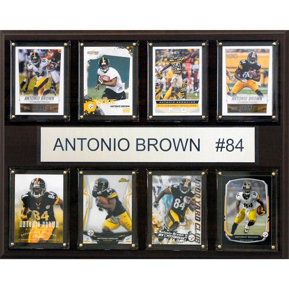 Antonio Brown Pittsburgh Steelers 12'' x 15'' Plaque