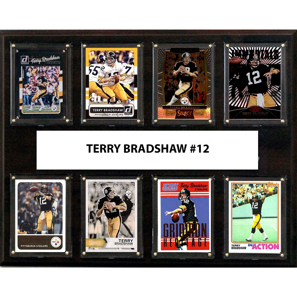 Terry Bradshaw Pittsburgh Steelers 12'' x 15'' Plaque