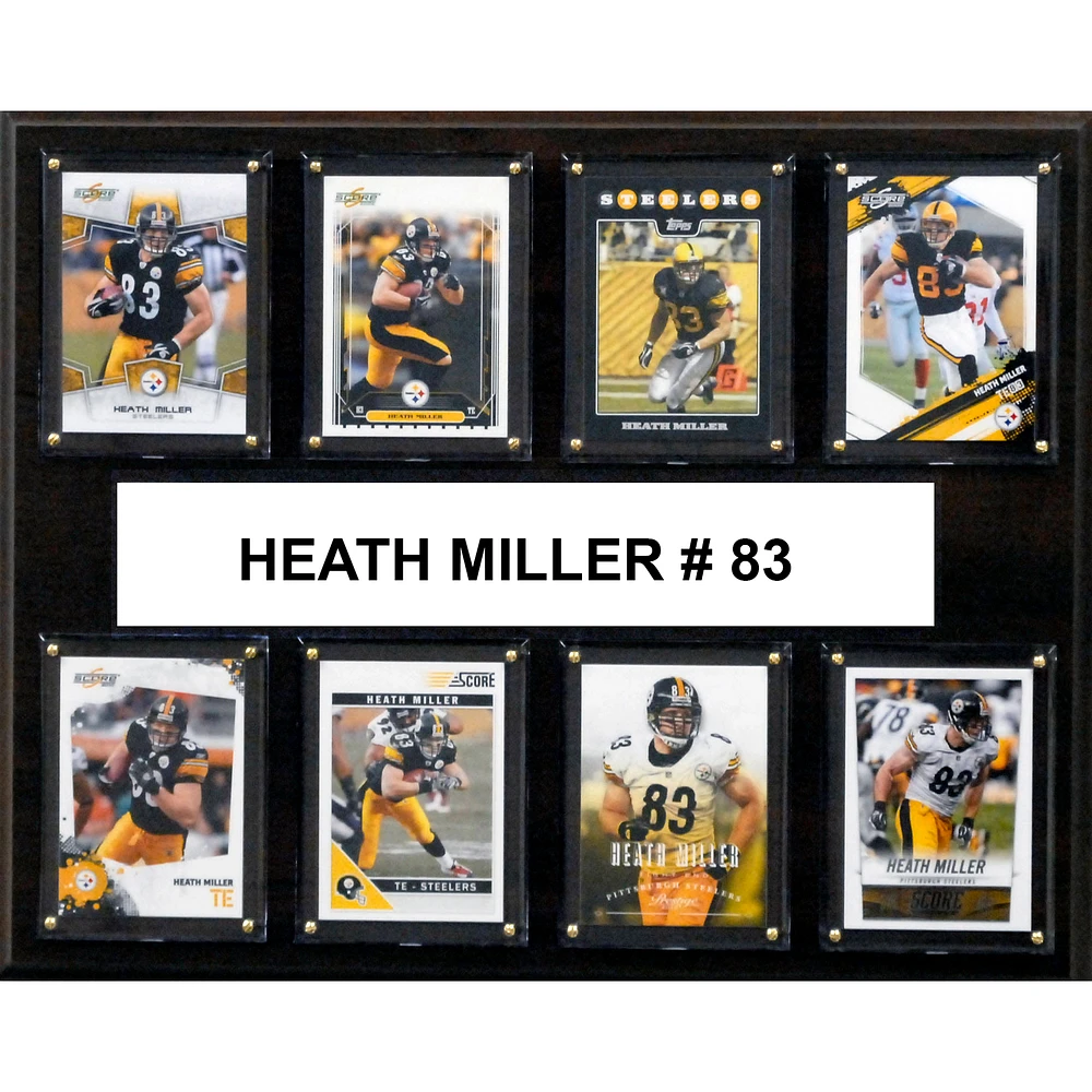Heath Miller Pittsburgh Steelers 12'' x 15'' Plaque