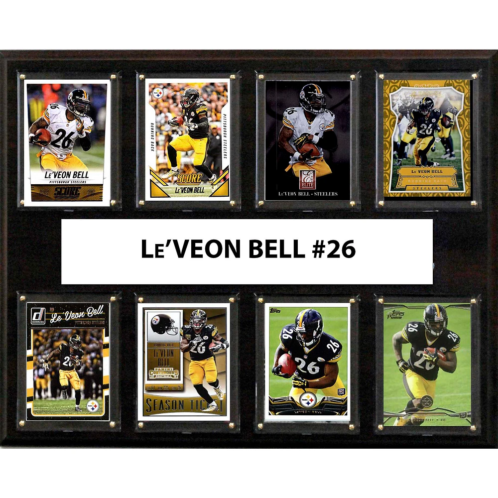 Le'Veon Bell Pittsburgh Steelers 12'' x 15'' Plaque
