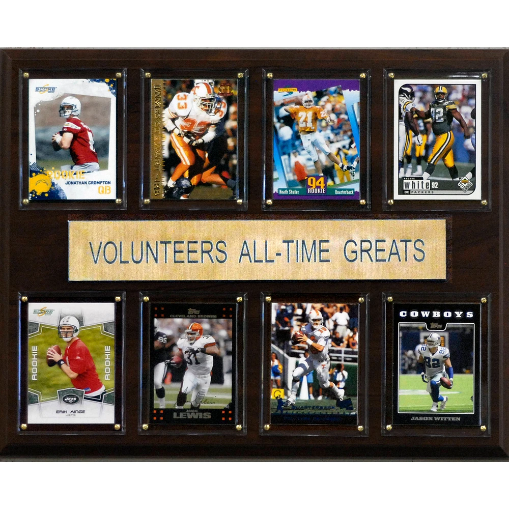 Tennessee Volunteers 12'' x 15'' All-Time Greats Plaque