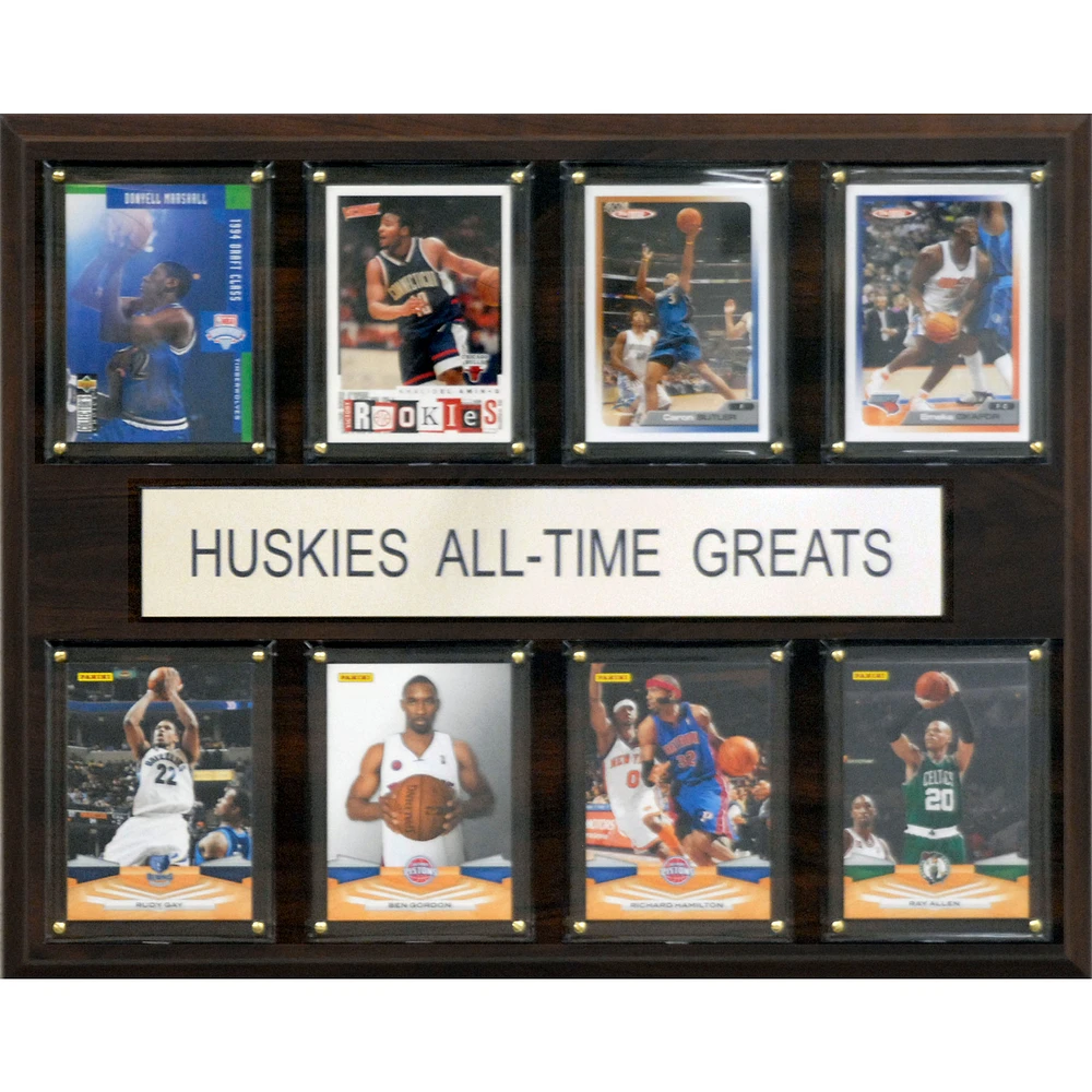 UConn Huskies 12'' x 15'' All-Time Greats Plaque