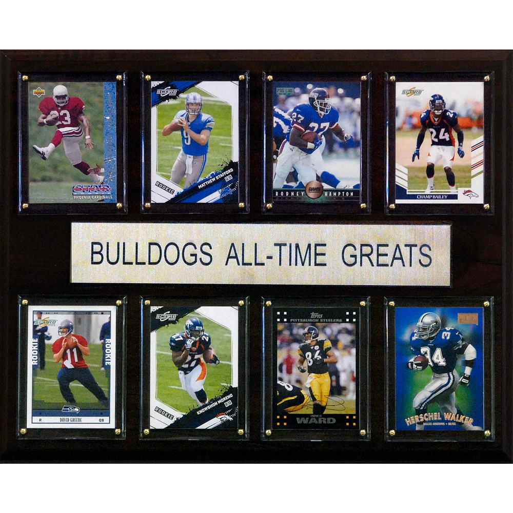 Georgia Bulldogs 12'' x 15'' All-Time Greats Plaque