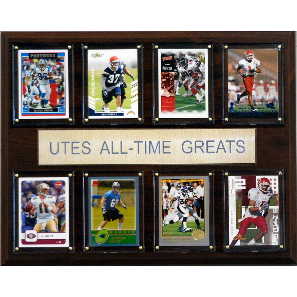 Utah Utes 12'' x 15'' All-Time Greats Plaque