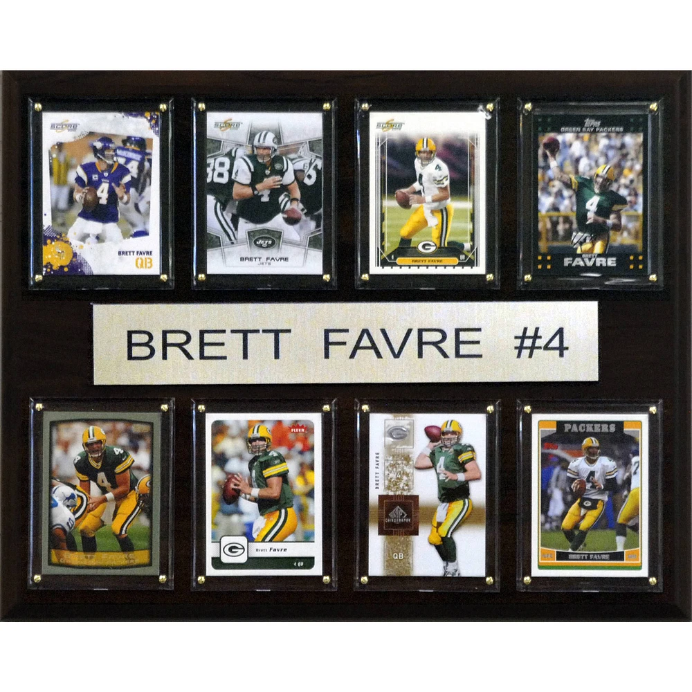 Brett Favre 12'' x 15'' Plaque