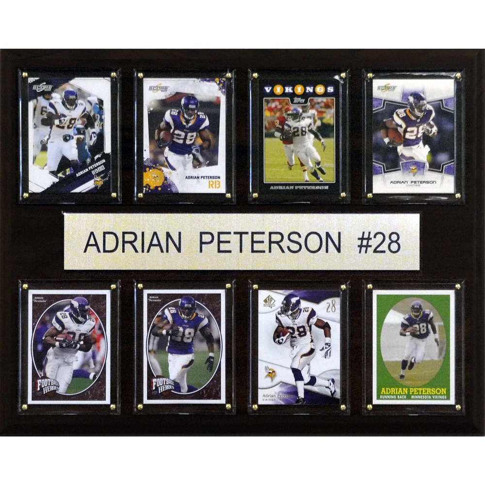 Adrian Peterson Minnesota Vikings 12'' x 15'' Plaque
