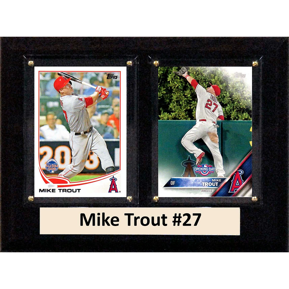 Mike Trout Los Angeles Angels 6'' x 8'' Plaque
