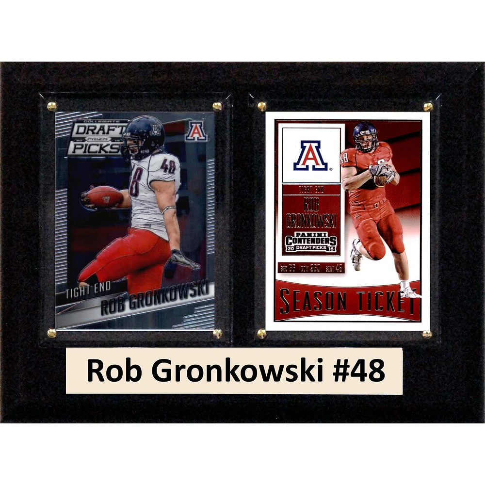 Rob Gronkowski Arizona Wildcats 6'' x 8'' Plaque