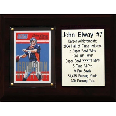 John Elway Denver Broncos 6'' x 8'' Plaque