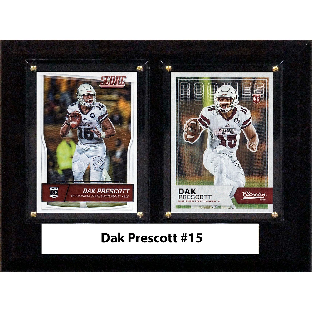 Dak Prescott Mississippi State Bulldogs 6'' x 8'' Plaque