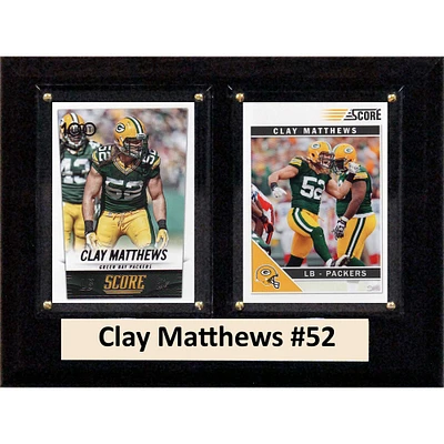 Clay Matthews Green Bay Packers 6'' x 8'' Plaque