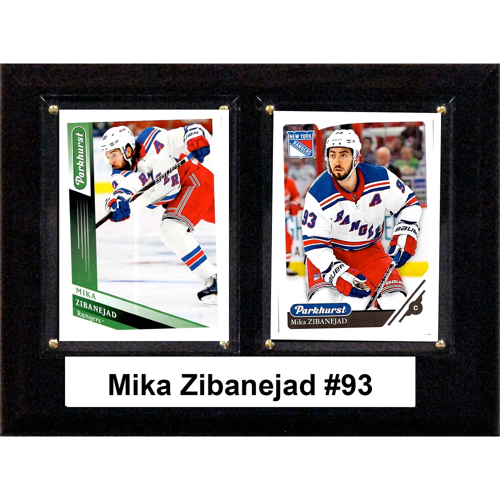 Mika Zibanejad New York Rangers 6'' x 8'' Plaque