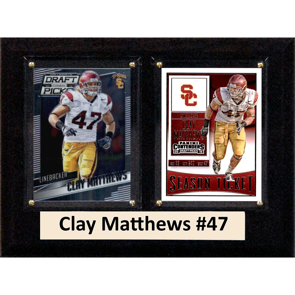 Clay Matthews USC Trojans 6'' x 8'' Plaque