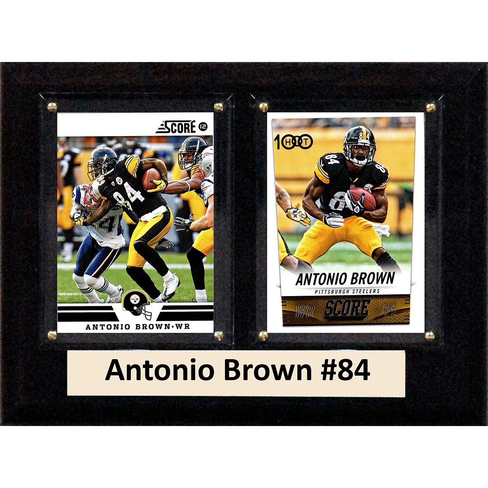 Antonio Brown Pittsburgh Steelers 6'' x 8'' Plaque