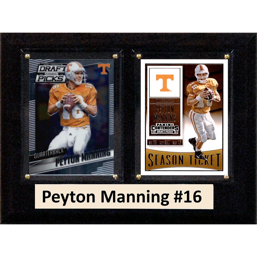 Peyton Manning Tennessee Volunteers 6'' x 8'' Plaque