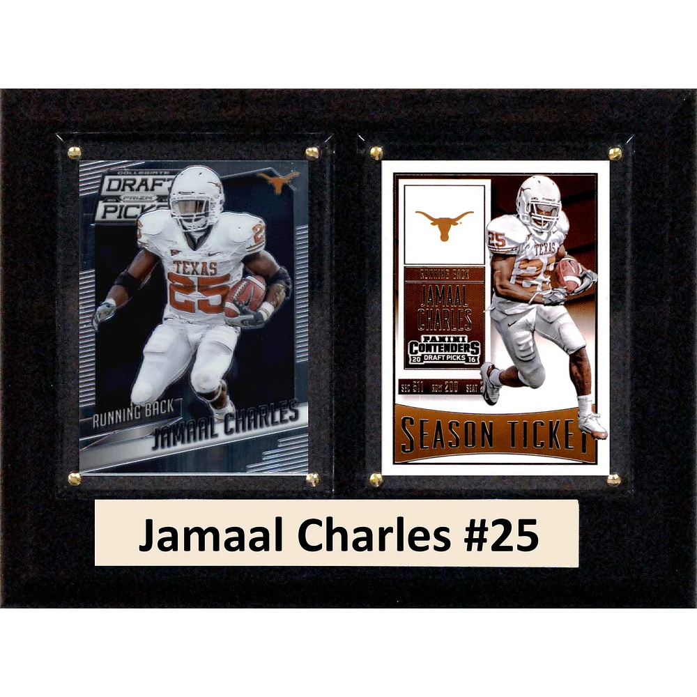 Jamaal Charles Texas Longhorns 6'' x 8'' Plaque