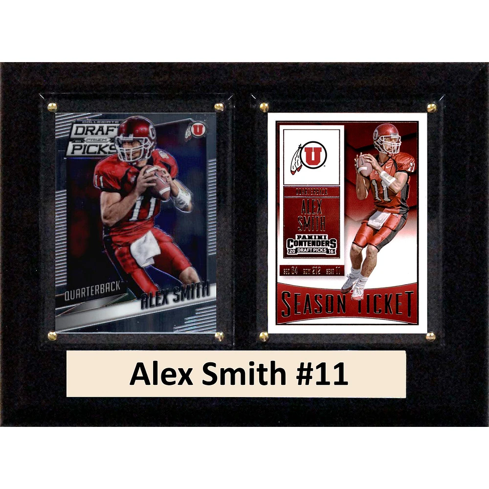 Alex Smith Utah Utes 6'' x 8'' Plaque
