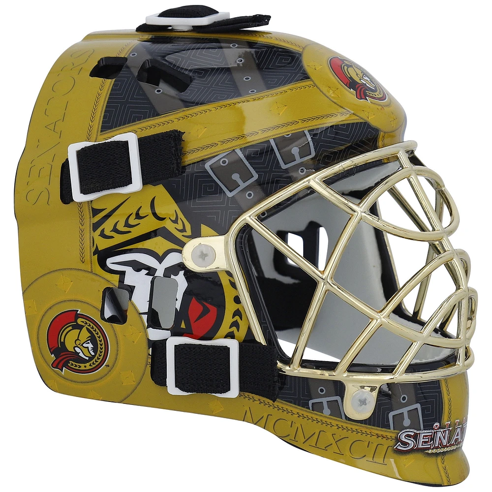 Ottawa Senators Unsigned Franklin Sports Retro Model Replica Mini Goalie Mask