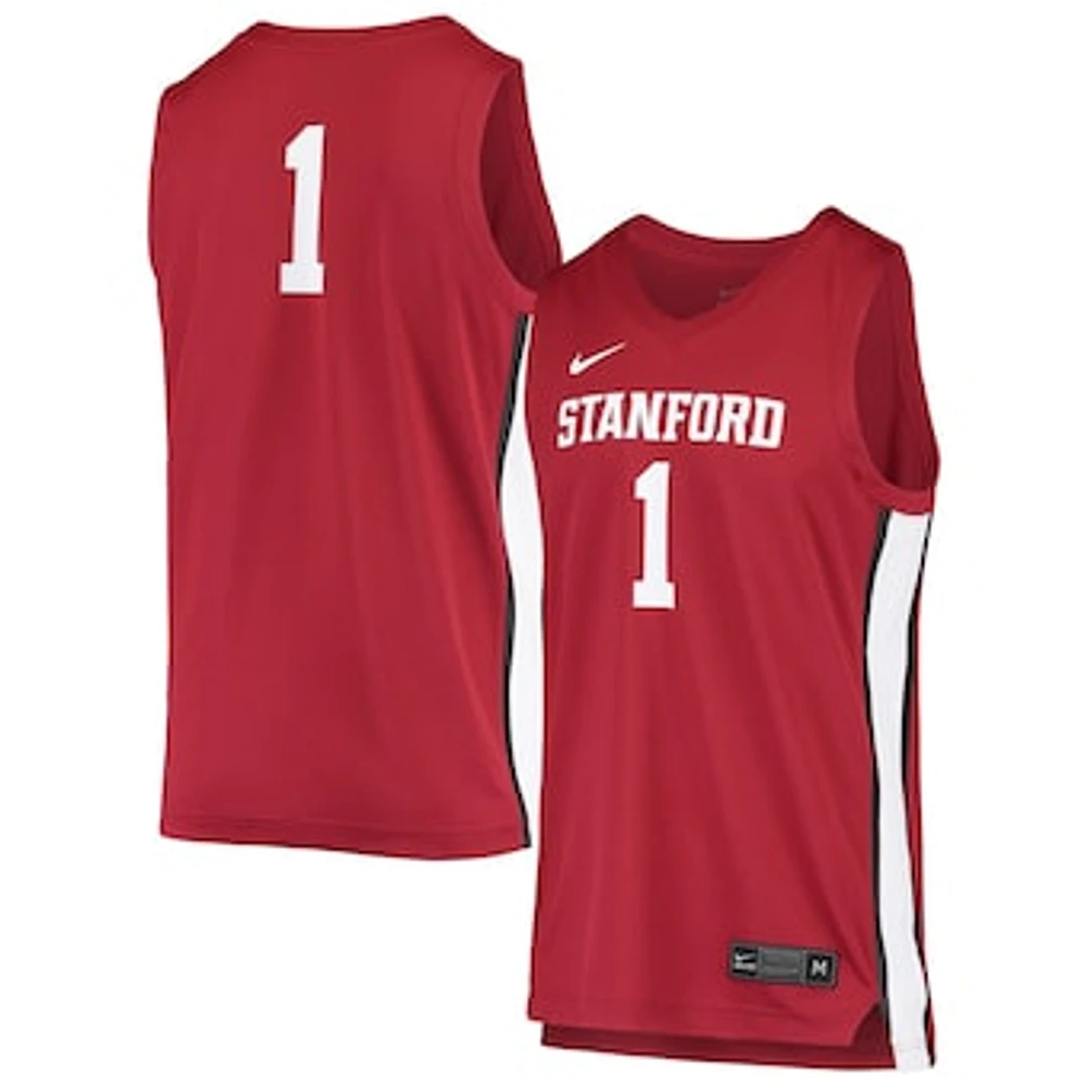 Unisex Nike #1 Cardinal Stanford Replica Basketball Jersey