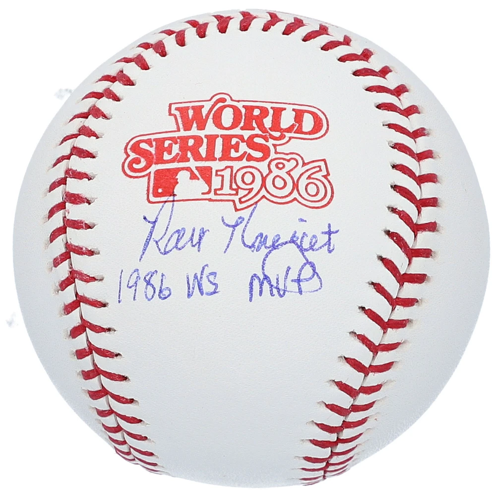 Ray Knight New York Mets Autographed 1986 World Series Logo Baseball with "1986 WS MVP" Inscription