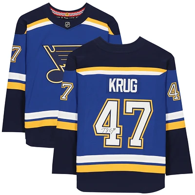 Torey Krug St. Louis Blues Autographed Blue Fanatics Breakaway Jersey