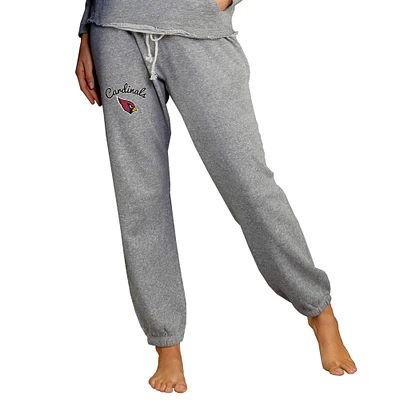 Women's Concepts Sport Gray Arizona Cardinals Mainstream Knit Jogger Pants