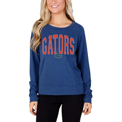 Women's Concepts Sport Royal Florida Gators Mainstream Terry Long Sleeve Top