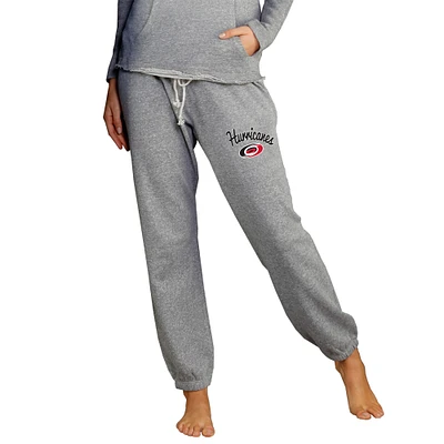 Women's Concepts Sport Gray Carolina Hurricanes Mainstream Knit Jogger Pants