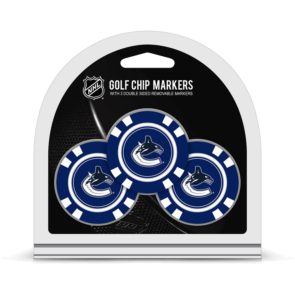 Vancouver Canucks Golf Chip 3-Pack Set