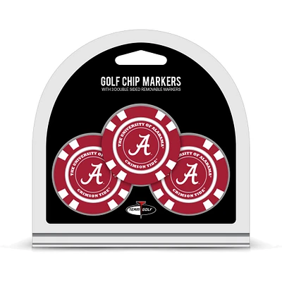 Alabama Crimson Tide Golf Chip 3-Pack Set