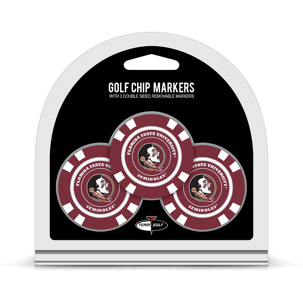 Florida State Seminoles Golf Chip 3-Pack Set