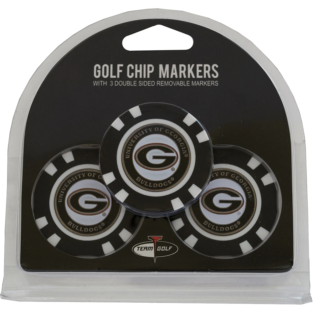 Georgia Bulldogs Golf Chip 3-Pack Set