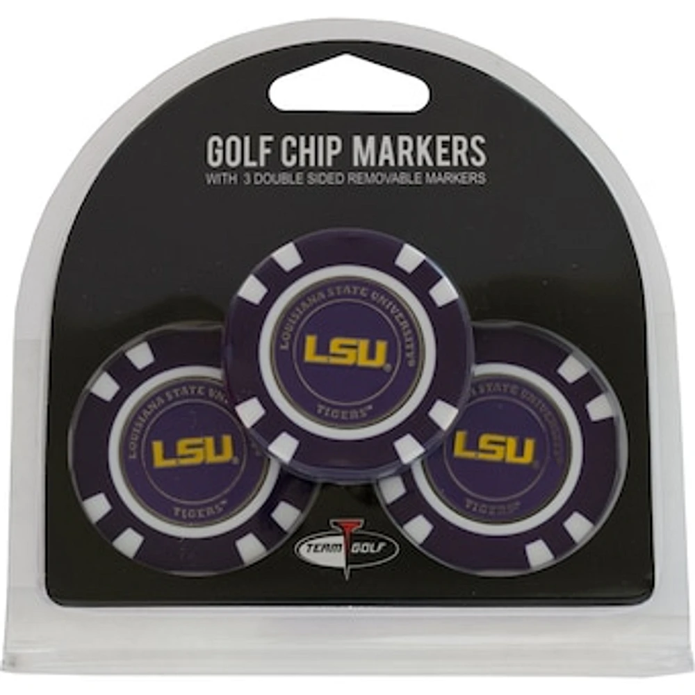 LSU Tigers Golf Chip 3-Pack Set