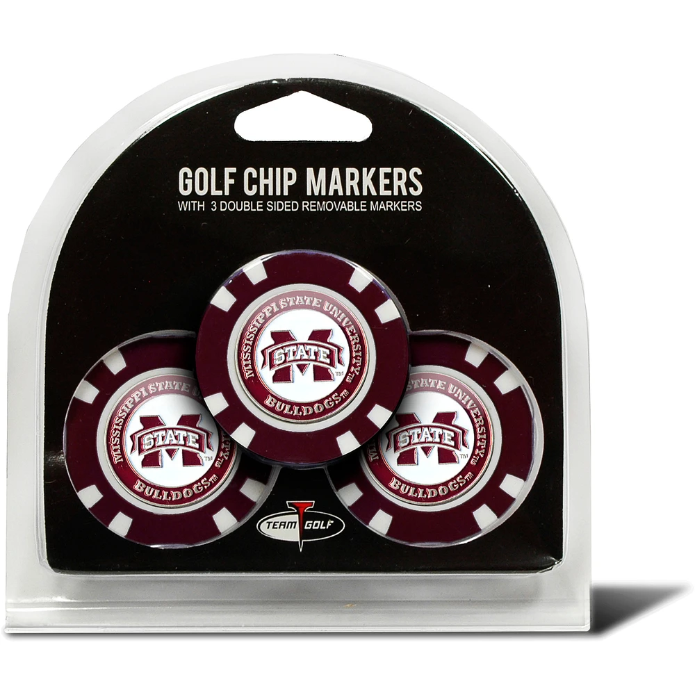 Mississippi State Bulldogs Golf Chip 3-Pack Set