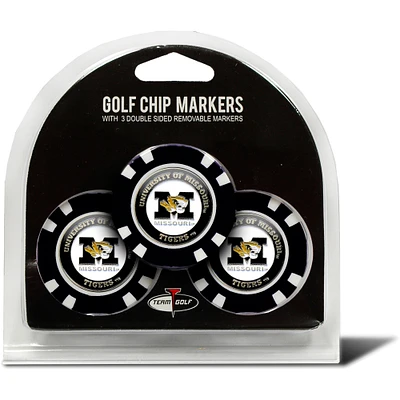 Missouri Tigers Golf Chip 3-Pack Set