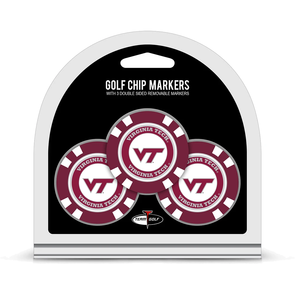 Virginia Tech Hokies Golf Chip 3-Pack Set