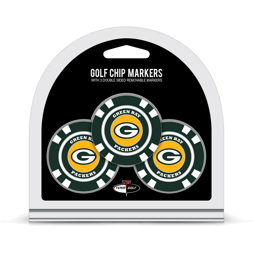 Green Bay Packers Golf Chip 3-Pack Set