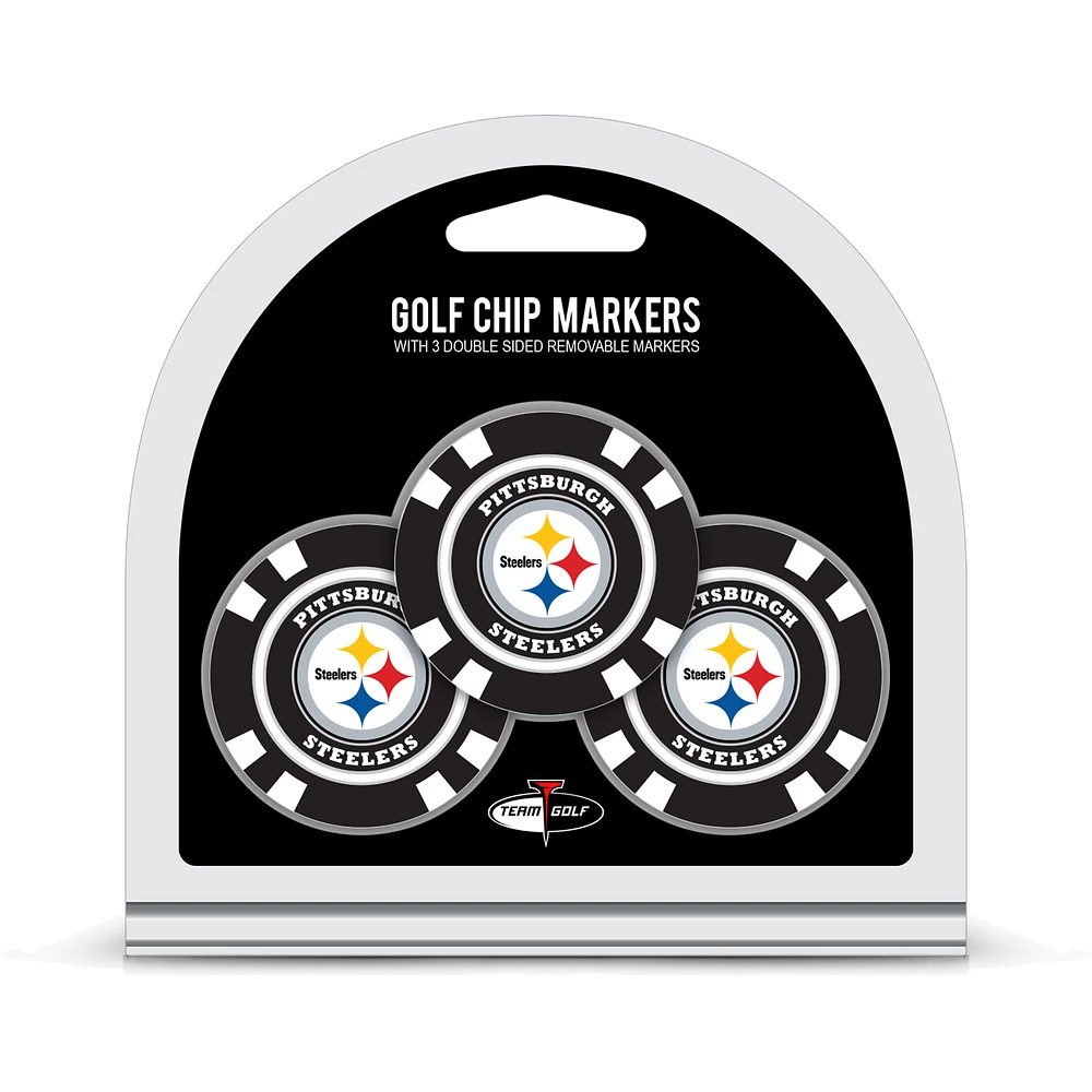 Pittsburgh Steelers Golf Chip 3-Pack Set
