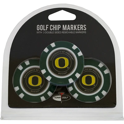 Oregon Ducks Golf Chip 3-Pack Set