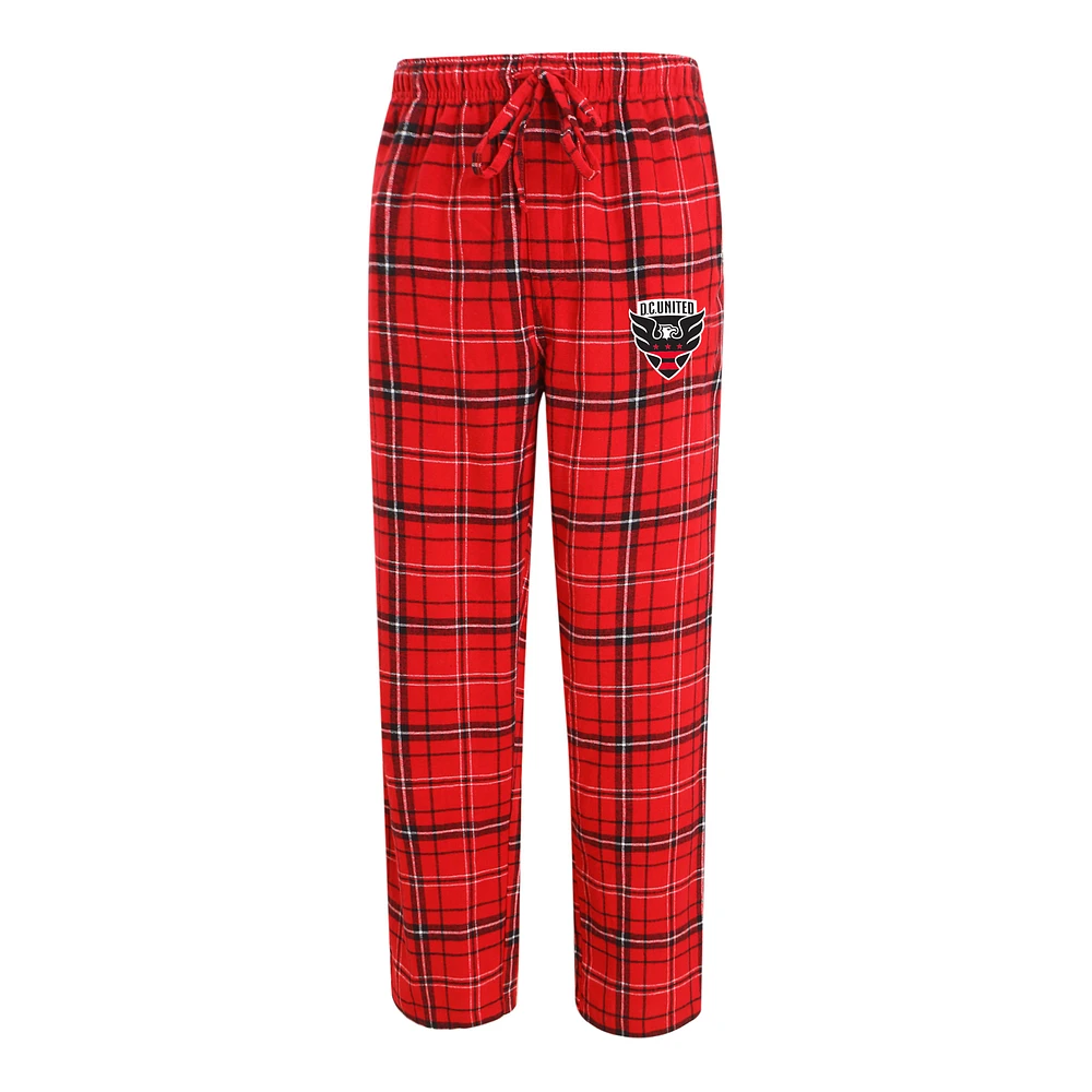 Men's Concepts Sport Red/Black D.C. United Ultimate Flannel Sleep Pants