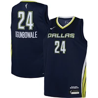 Youth Nike Arike Ogunbowale Navy Dallas Wings 2021 Explorer Edition Victory Player Jersey