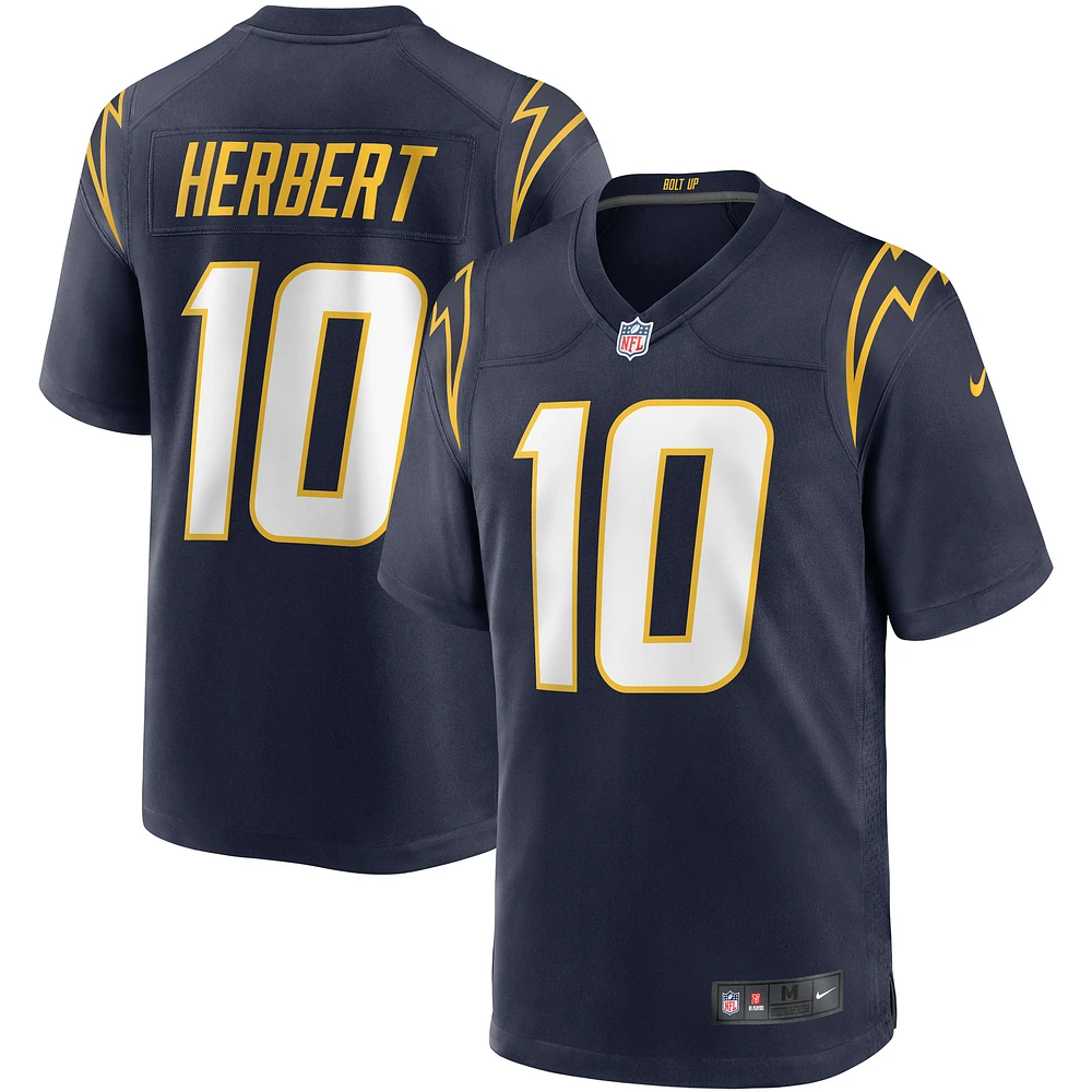 Men's Nike Justin Herbert Navy Los Angeles Chargers Alternate Game Jersey
