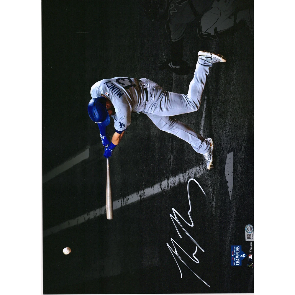 Max Muncy Los Angeles Dodgers Autographed 11" x 14" 2020 MLB World Series Champions Spotlight Photograph