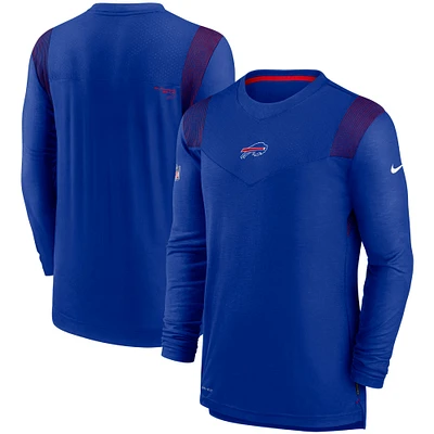Men's Nike Royal Buffalo Bills Sideline Player UV Performance Long Sleeve T-Shirt
