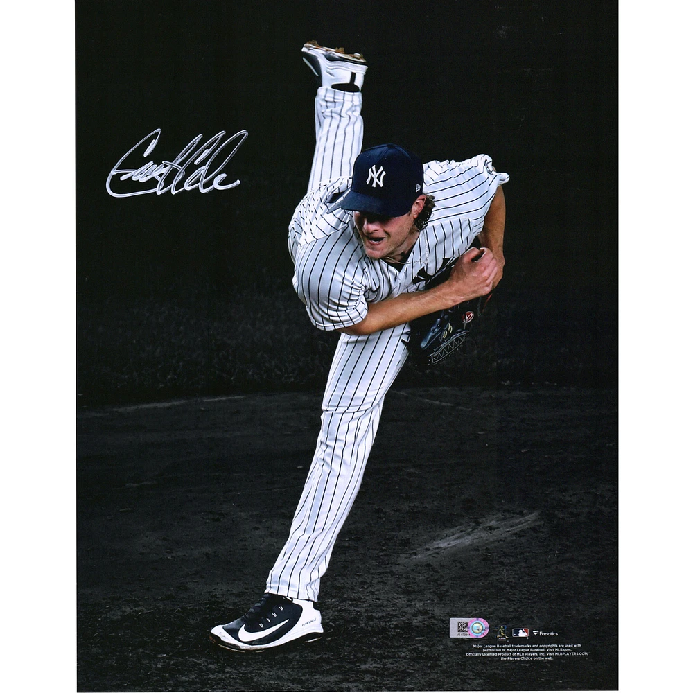 Gerrit Cole New York Yankees Autographed 11" x 14" Spotlight Photograph