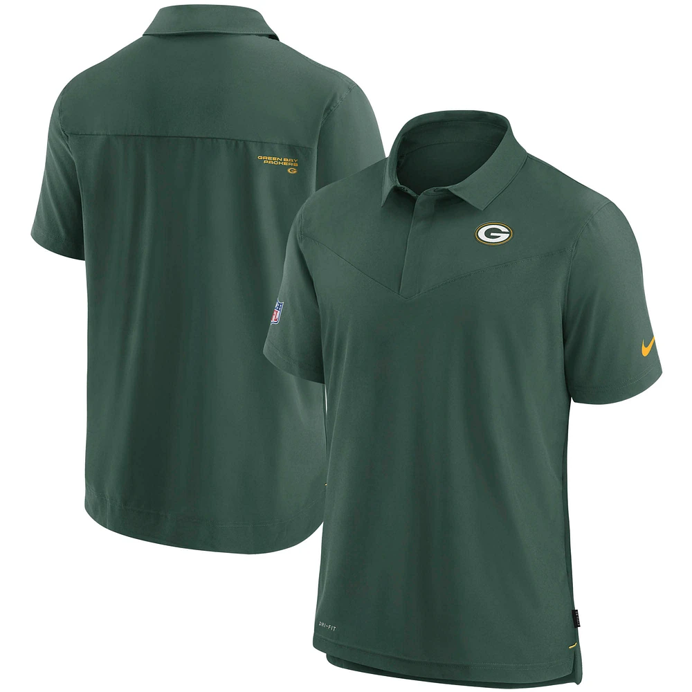 Men's Nike Green Green Bay Packers Sideline UV Performance Polo