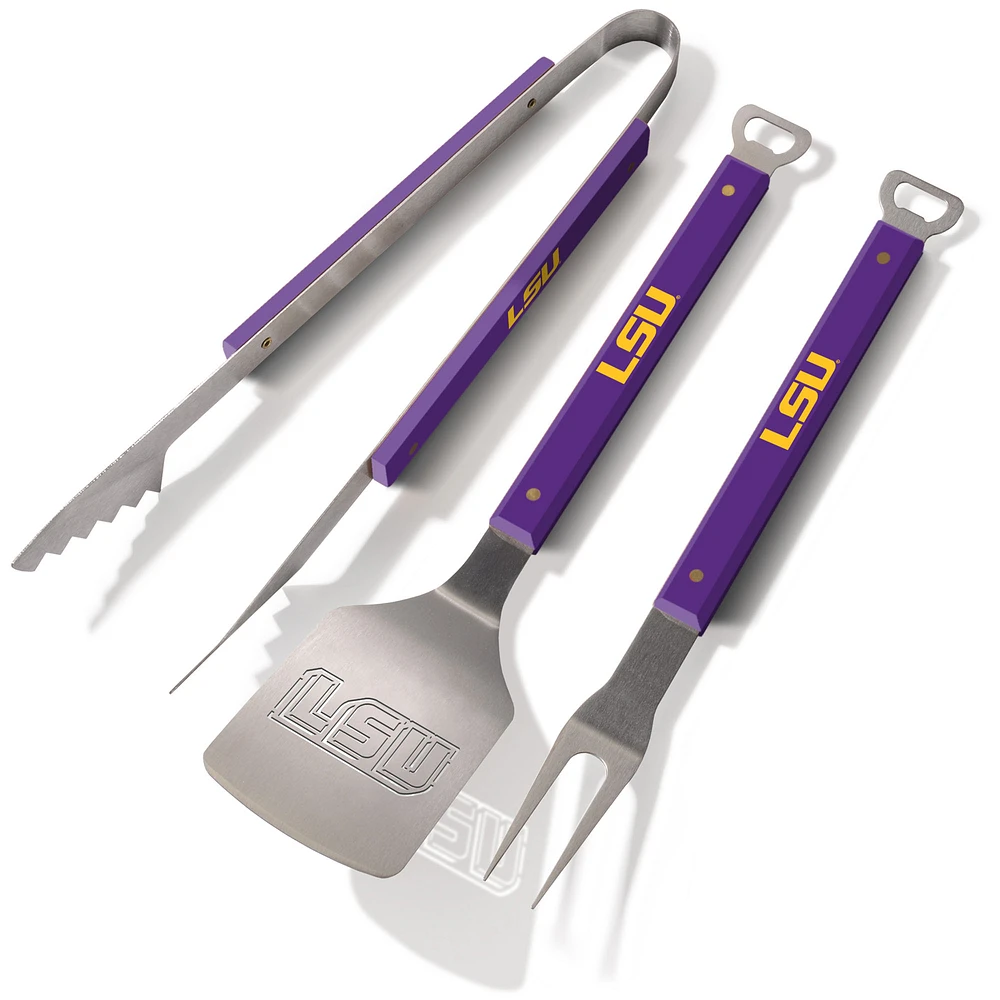 LSU Tigers Spirit Series 3-Piece Team BBQ Set