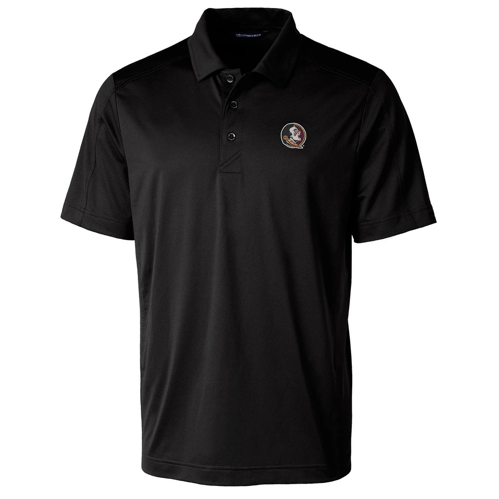 Men's Cutter & Buck Black Florida State Seminoles Big & Tall Prospect Polo