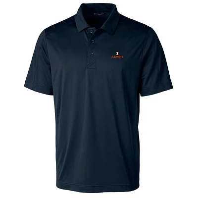 Men's Cutter & Buck Navy Illinois Fighting Illini Big Tall Prospect Polo